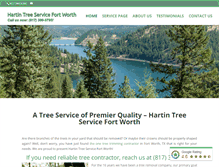Tablet Screenshot of hartintreeservices.com